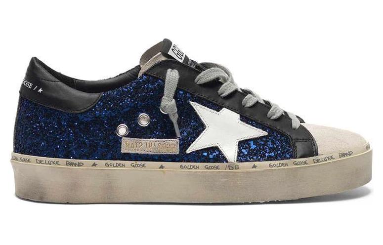 Order (W) 골든구스 하이탑 블루 글리터 (Golden Goose High-top Blue Glitter) G36WS945.M3