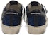 (W) Golden Goose Hi Star 'Biru Gliter Distressed' G36WS945.M3