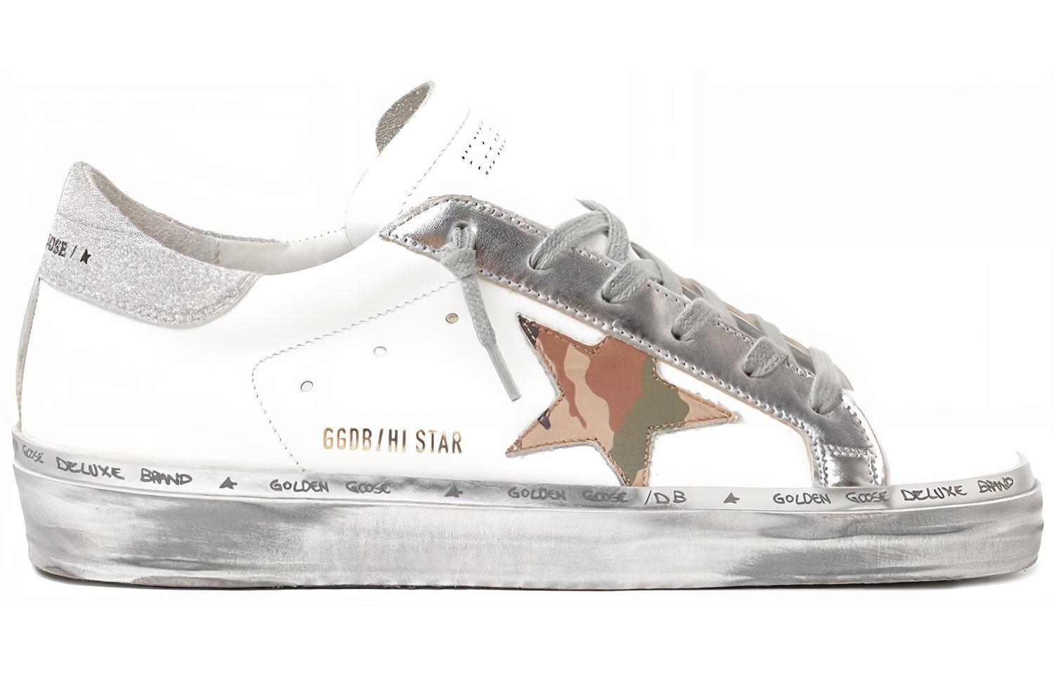 Order (W) Golden Goose Hi Star 'Kelabu Putih Usang' GWF00118.F001456.10591