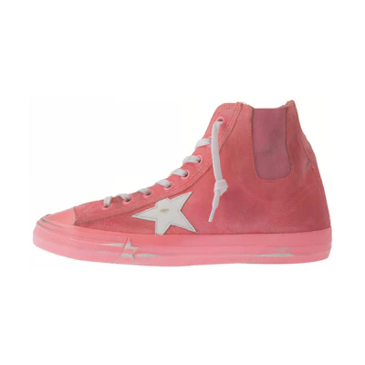 (W) Golden Goose Hi Star 'Distressed Pink'