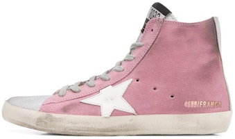 (Women) Golden Goose Hi Star 'Distressed Pink' G36WS591.C46 (Women) Golden Goose Hi Star 'Distressed Pink' G36WS591.C46