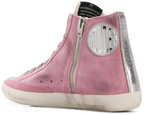 (W) Golden Goose Hi Star 'Distressed Pink' Kasut Berbelang Emas Perempuan G36WS591.C46 Lookbook (W) Golden Goose Hi Star 'Distressed Pink' Kasut Berbelang Emas Perempuan G36WS591.C46