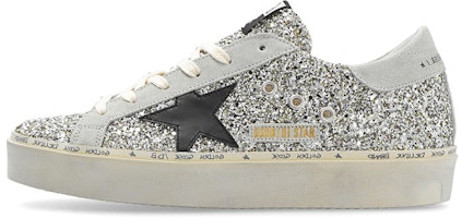 (Women) Golden Goose Hi Star 'Distressed Silver' GWF00118.F003225.65169 (Women) Golden Goose Hi Star 'Distressed Silver' GWF00118.F003225.65169