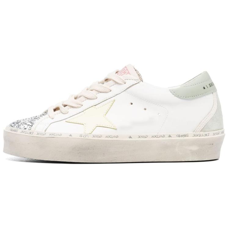 (Women) Golden Goose Hi Star 'Distressed White' GWF00119.F004726.82347