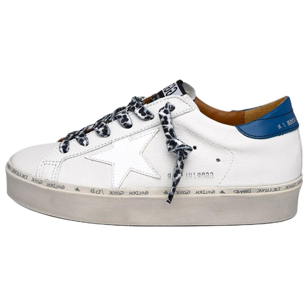 (Women) Golden Goose Hi Star 'Distressed White Blue' GWF00118.F004725.11397