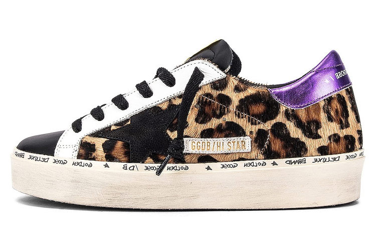 (Women) Golden Goose Hi Star 'Leopard Print' G36WS945.L9