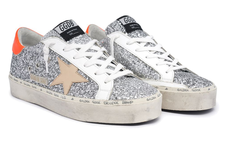 (W) Golden Goose Hi Star 'Silver Distressed' 圖 3