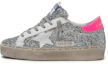 Buy (W) Golden Goose Hi Star ''Sequins Argentés avec Talon Rose''. G36WS945.R8