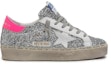 Order (W) Golden Goose Hi Star 'Perak Payet dengan Tumit Merah Jambu' G36WS945.R8