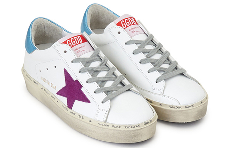 Lookbook (W) Golden Goose Hi Star ''Witte Mode Lage Sneakers'' GWF00118.F000222.10247
