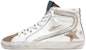 (W) Golden Goose Hi Star 'Putih Emas' GWF00115.F000230.10249
