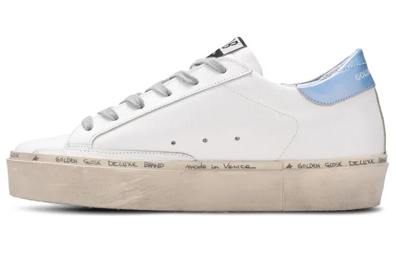 (Women) Golden Goose Hi Star 'White Green Distressed' GWF00118.F000214.10245