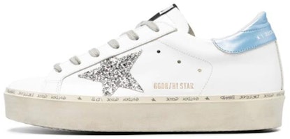 (Women) Golden Goose Hi Star 'White Green Distressed' GWF00118.F000214.10245 (Women) Golden Goose Hi Star 'White Green Distressed' GWF00118.F000214.10245