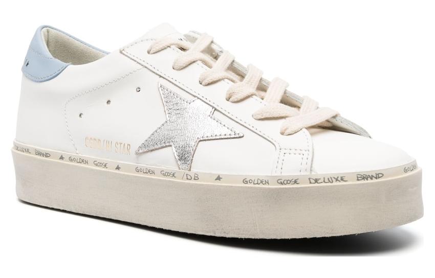 Lookbook (W) Golden Goose Hi Star ''Witte Leren Lage Sneakers'' GWF00118.F004556.11114