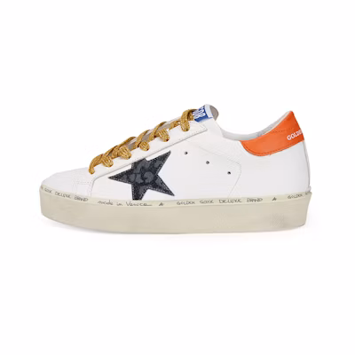 (W) Golden Goose Hi Star 'White Orange Tail'