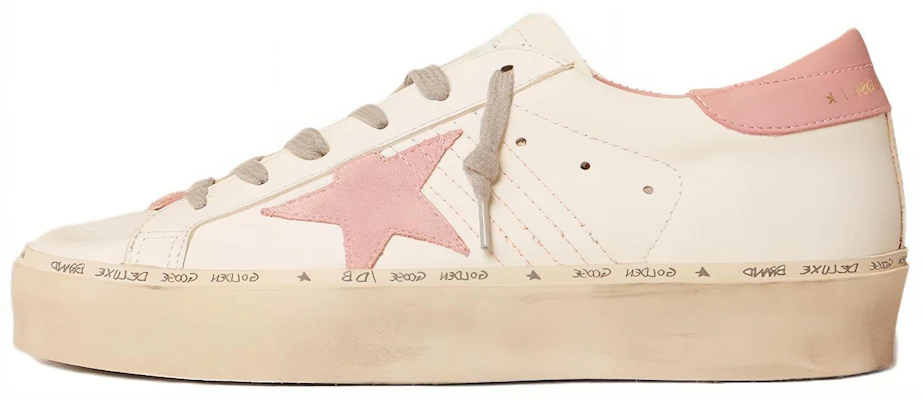 (W) Golden Goose Hi Star ''Wit Roze Versleten'' GWF00118.F004723.11202 Buy (W) Golden Goose Hi Star ''Wit Roze Versleten'' GWF00118.F004723.11202