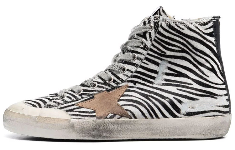 Buy (W) Golden Goose 高帮星星'斑马纹' GWF00114.F002628.81554
