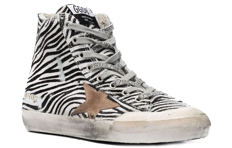 Order (W) Golden Goose 高帮星星'斑马纹' GWF00114.F002628.81554