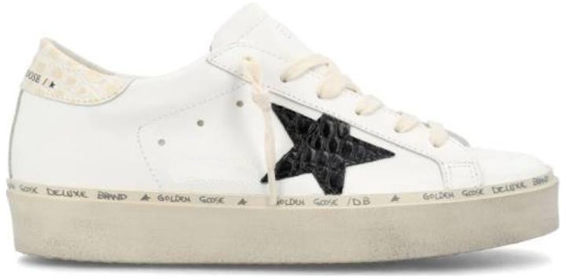 (Women) Golden Goose Hi Star White Black Star GWF00118.F004130.11386 Order (Women) Golden Goose Hi Star White Black Star GWF00118.F004130.11386