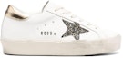 Order (W) Golden Goose Hi Star Putih Glitter Emas GWF00118.F004724.11543