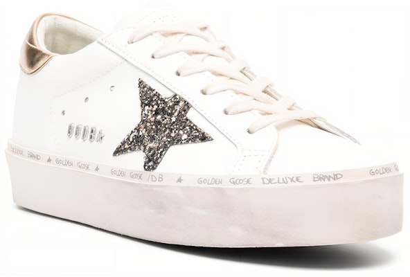 (Women) Golden Goose Hi Star White Glitter Gold GWF00118.F004724.11543 Lookbook (Women) Golden Goose Hi Star White Glitter Gold GWF00118.F004724.11543