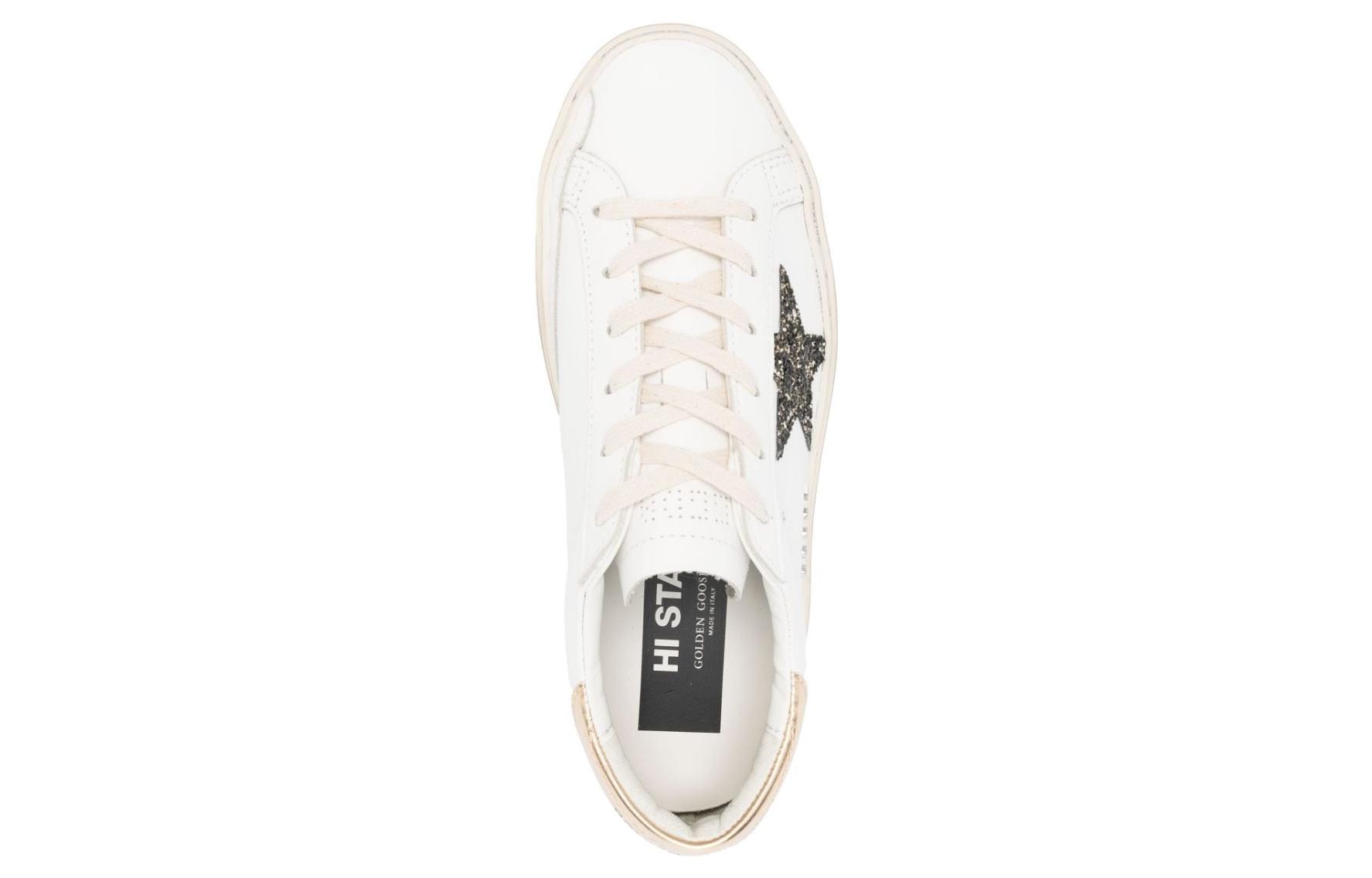 Shop (W) Golden Goose Hi Star Putih Glitter Emas GWF00118.F004724.11543