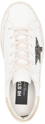 (Women) Golden Goose Hi Star White Glitter Gold GWF00118.F004724.11543 Shop (Women) Golden Goose Hi Star White Glitter Gold GWF00118.F004724.11543