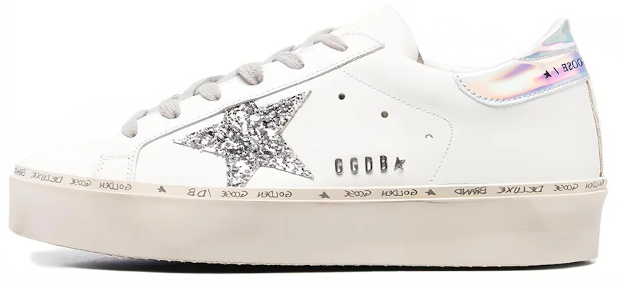 (W) Golden Goose Hi Star Wit Glitter Ster Spiegel Hak GWF00118.F002447.80185 Buy (W) Golden Goose Hi Star Wit Glitter Ster Spiegel Hak GWF00118.F002447.80185