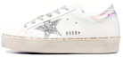 Buy (W) Golden Goose Hi Star Wit Glitter Ster Spiegel Hak GWF00118.F002447.80185