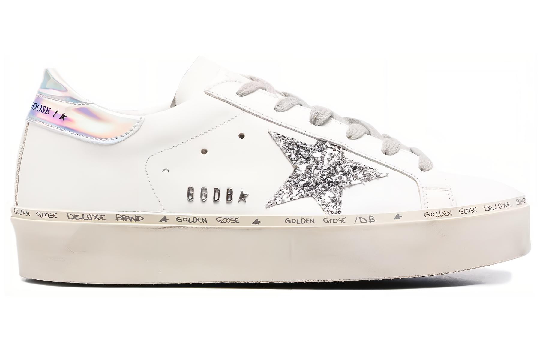 Order (W) Golden Goose Hi Star Wit Glitter Ster Spiegel Hak GWF00118.F002447.80185