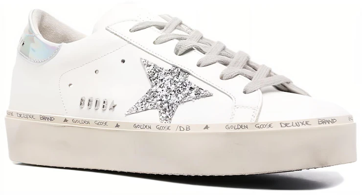 (W) Golden Goose Hi Star Wit Glitter Ster Spiegel Hak GWF00118.F002447.80185 Lookbook (W) Golden Goose Hi Star Wit Glitter Ster Spiegel Hak GWF00118.F002447.80185