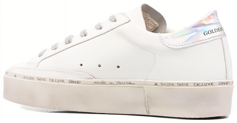 (Women) Golden Goose Hi Star White Glitter Star Mirror Heel GWF00118.F002447.80185 Shop (Women) Golden Goose Hi Star White Glitter Star Mirror Heel GWF00118.F002447.80185