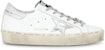 (W) Golden Goose Hi Star Putih Perak GWF00118.F000329.80185