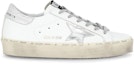Order (W) Golden Goose Hi Star Putih Perak GWF00118.F000329.80185