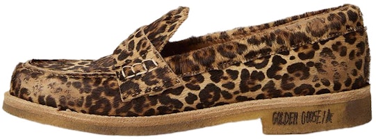 (Women) Golden Goose Jerry Brown 'Leopard Print Loafers' GWF00268.F002982.55434 (Women) Golden Goose Jerry Brown 'Leopard Print Loafers' GWF00268.F002982.55434