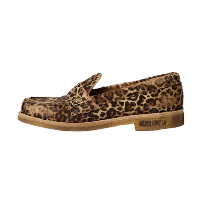 (W) Golden Goose Jerry Brown 'Leopard Print Loafers'
