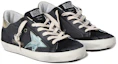 Lookbook (W) Golden Goose Low Top 'Hitam Biru Terpakai' GWF0000102.F003177.90329