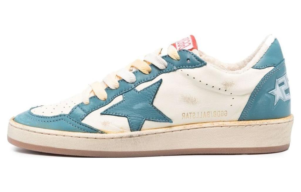 Buy Golden Goose 小牛皮 時尚潮流 低筒 帆布鞋 女款 藍白