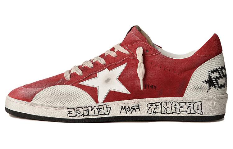 (Women) Golden Goose Low Top 'Fashion Versatile Red Leather' GWF00389.F004012.40375