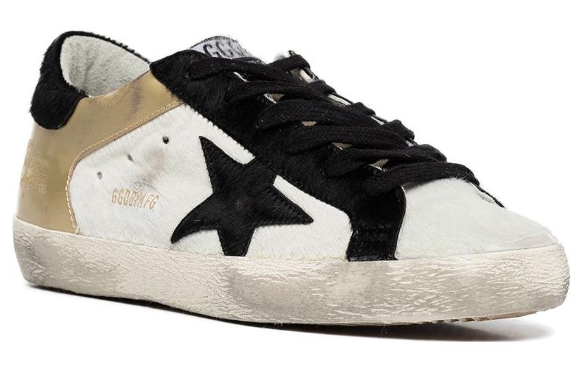 Lookbook Golden Goose 皮革 休閒舒適 低筒 板鞋 女款 白金色