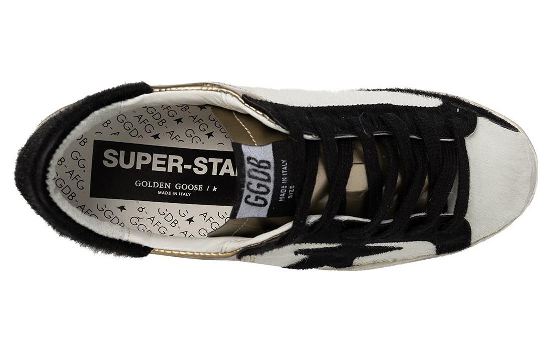 Shop Golden Goose 皮革 休閒舒適 低筒 板鞋 女款 白金色