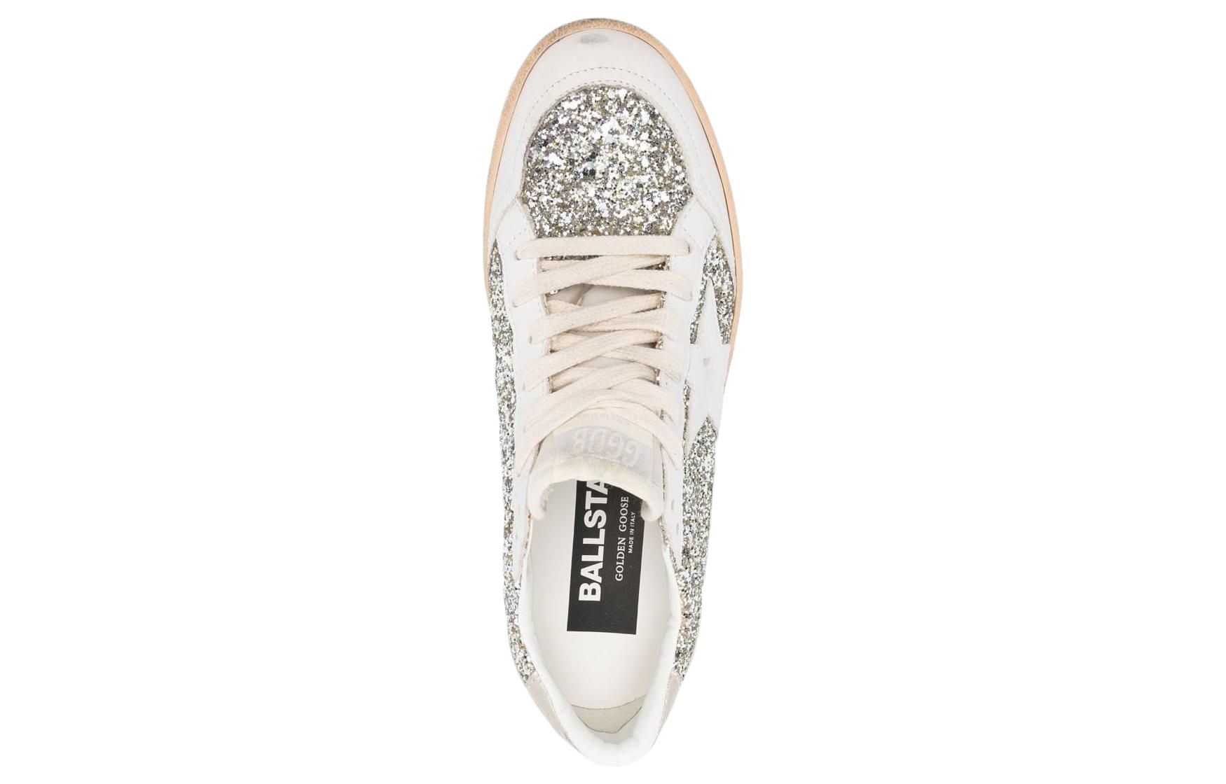 Shop (W) 골든구스 실버 화이트 로우탑 (Golden Goose Silver White Low Top) GWF00117.F004721.82346