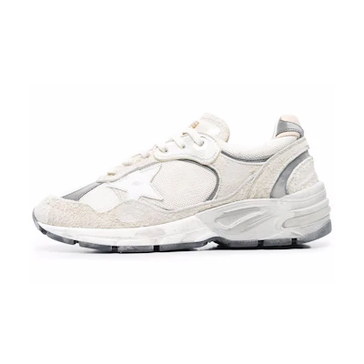 (W) Golden Goose Low Top 'Spliced Leather White'