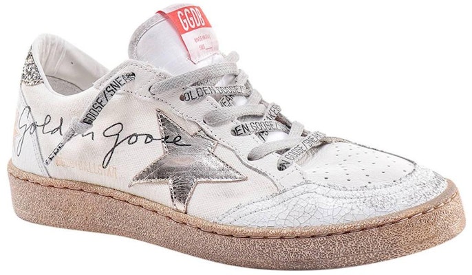 (Women) Golden Goose Low Top 'White Silver' GWF00117.F00471.81500 Order (Women) Golden Goose Low Top 'White Silver' GWF00117.F00471.81500