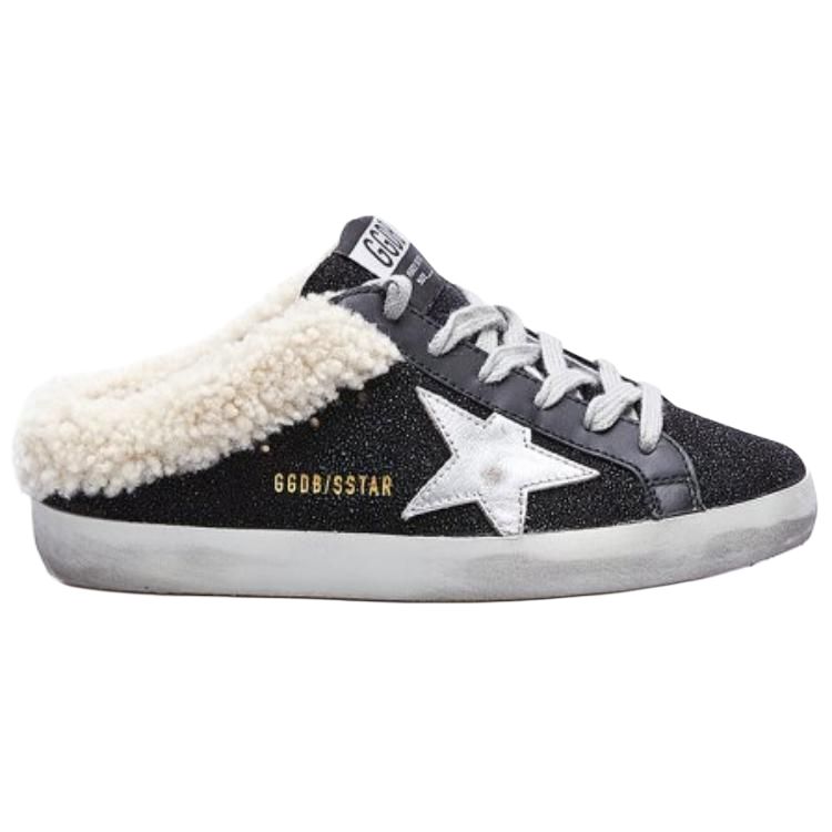 Order (Women) Golden Goose Low Top Lace-Up 'Black Leather' GWF00110.F000167.90165