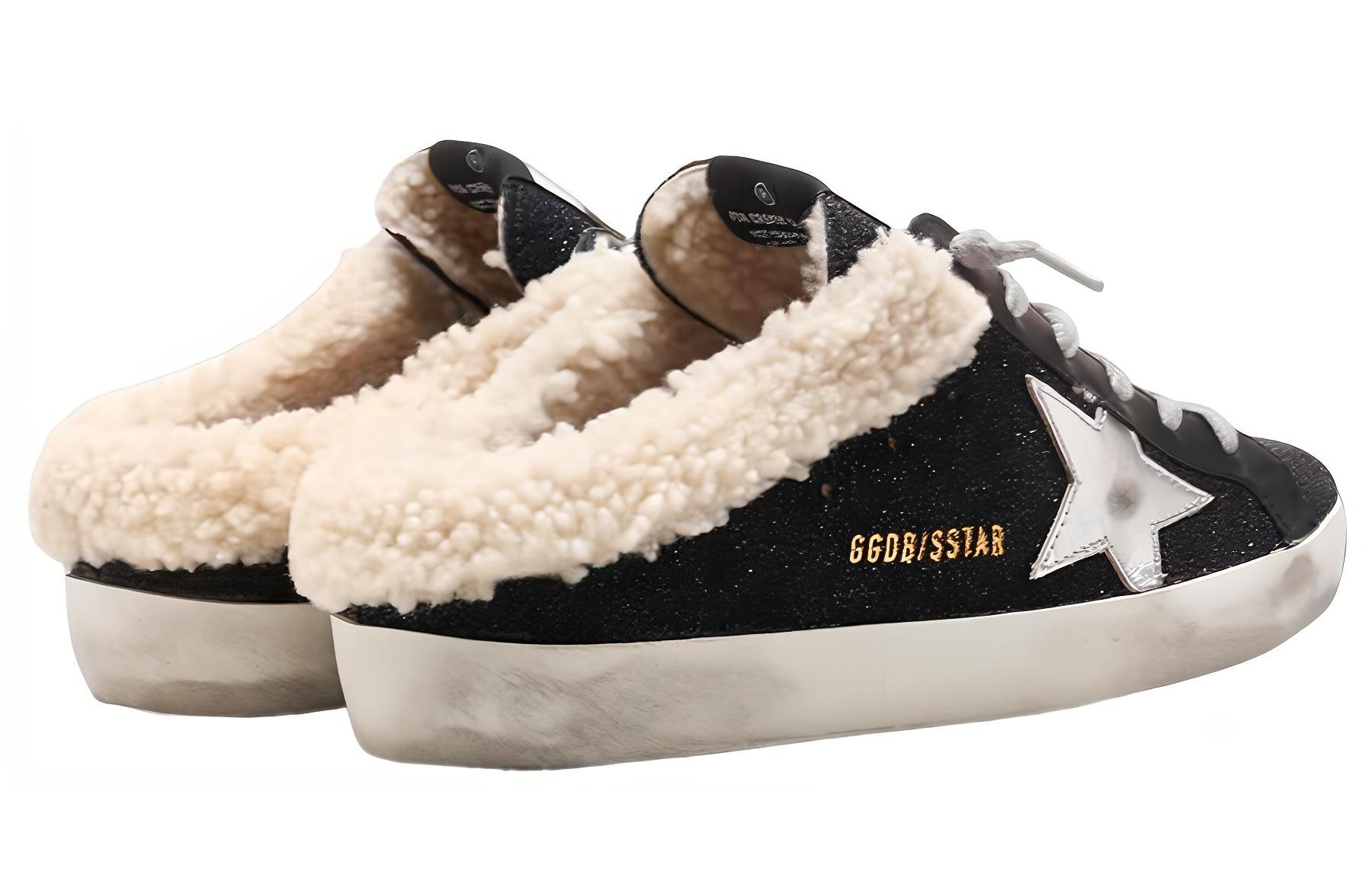 Purchase (Women) Golden Goose Low Top Lace-Up 'Black Leather' GWF00110.F000167.90165