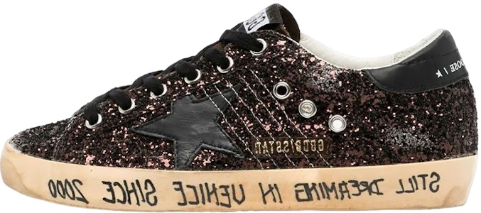 金鵝 低幫繫帶 時尚運動鞋 女款 黑色 仿舊版 Buy 金鵝 低幫繫帶 時尚運動鞋 女款 黑色 仿舊版