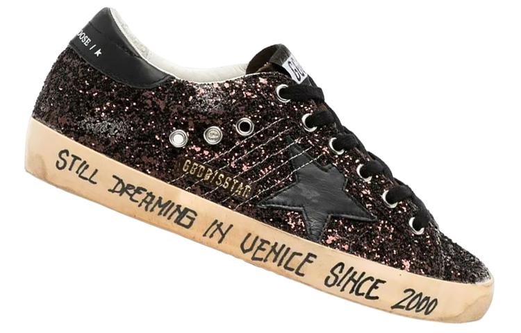 Order (W) Golden Goose Low Top Lace-Up 'Distressed Black Fashion' Kasut Lelaki. GWF00101.F004138.55523