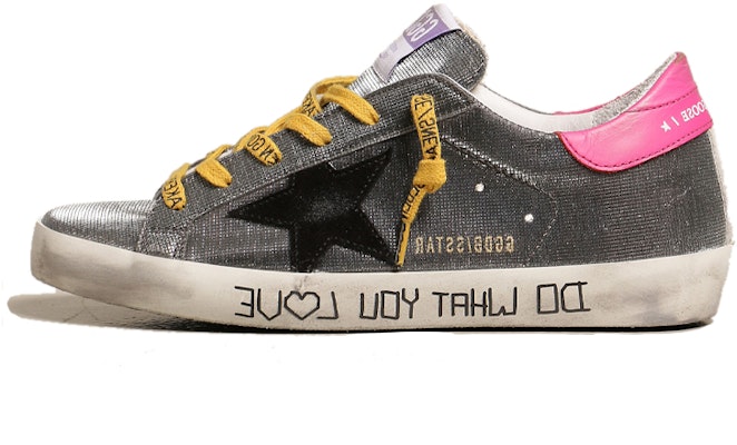 (W) Golden Goose Low Top Lace-Up 'Kelabu Hitam' GWF00101.F001077.60282 Buy (W) Golden Goose Low Top Lace-Up 'Kelabu Hitam' GWF00101.F001077.60282