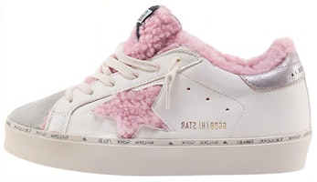 (Women) Golden Goose Low Top Leather Sneakers 'White Pink' GWF00372.F003269.81793 (Women) Golden Goose Low Top Leather Sneakers 'White Pink' GWF00372.F003269.81793